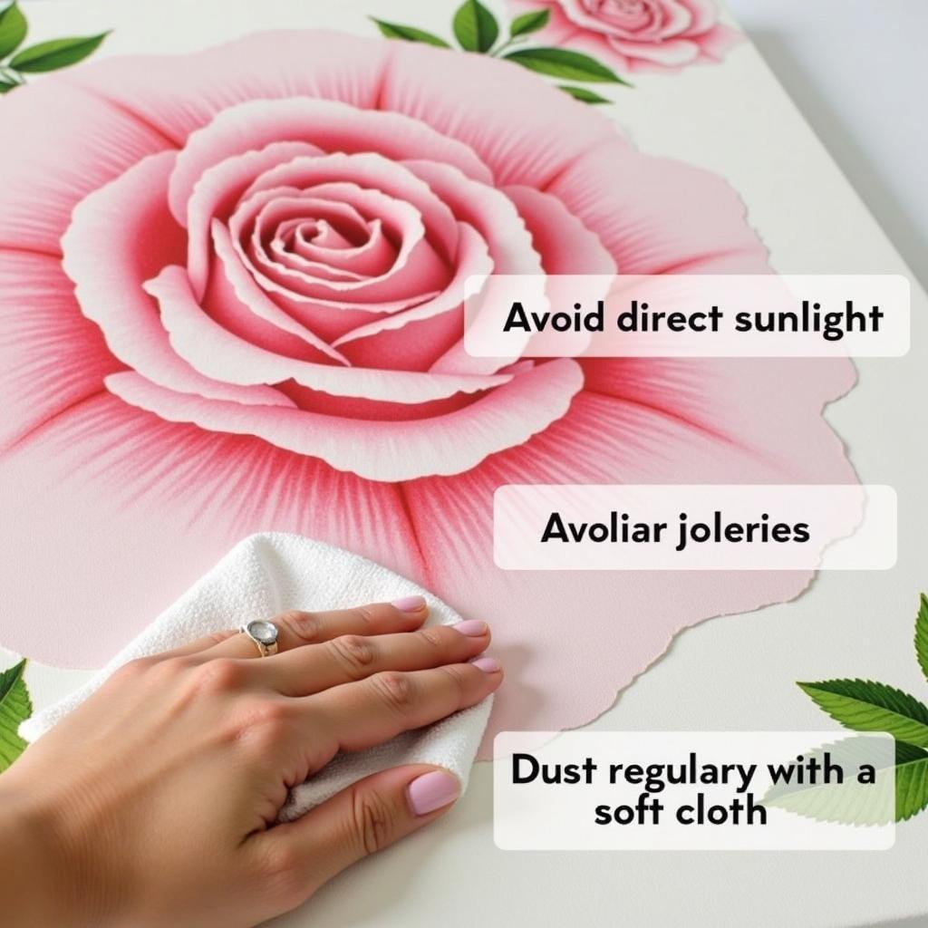 Caring for Canvas Wall Art Roses