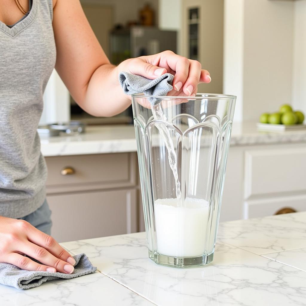 Caring for an Art Deco Glass Vase