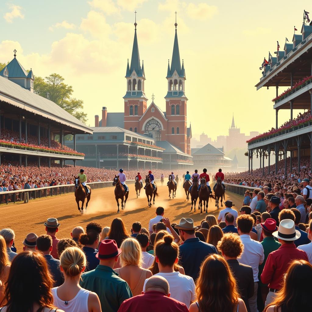 Churchill Downs Kentucky Derby Painting