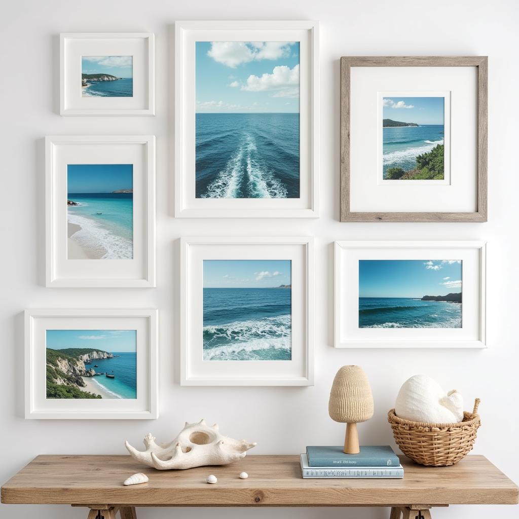 Coastal-Inspired Gallery Wall Ideas