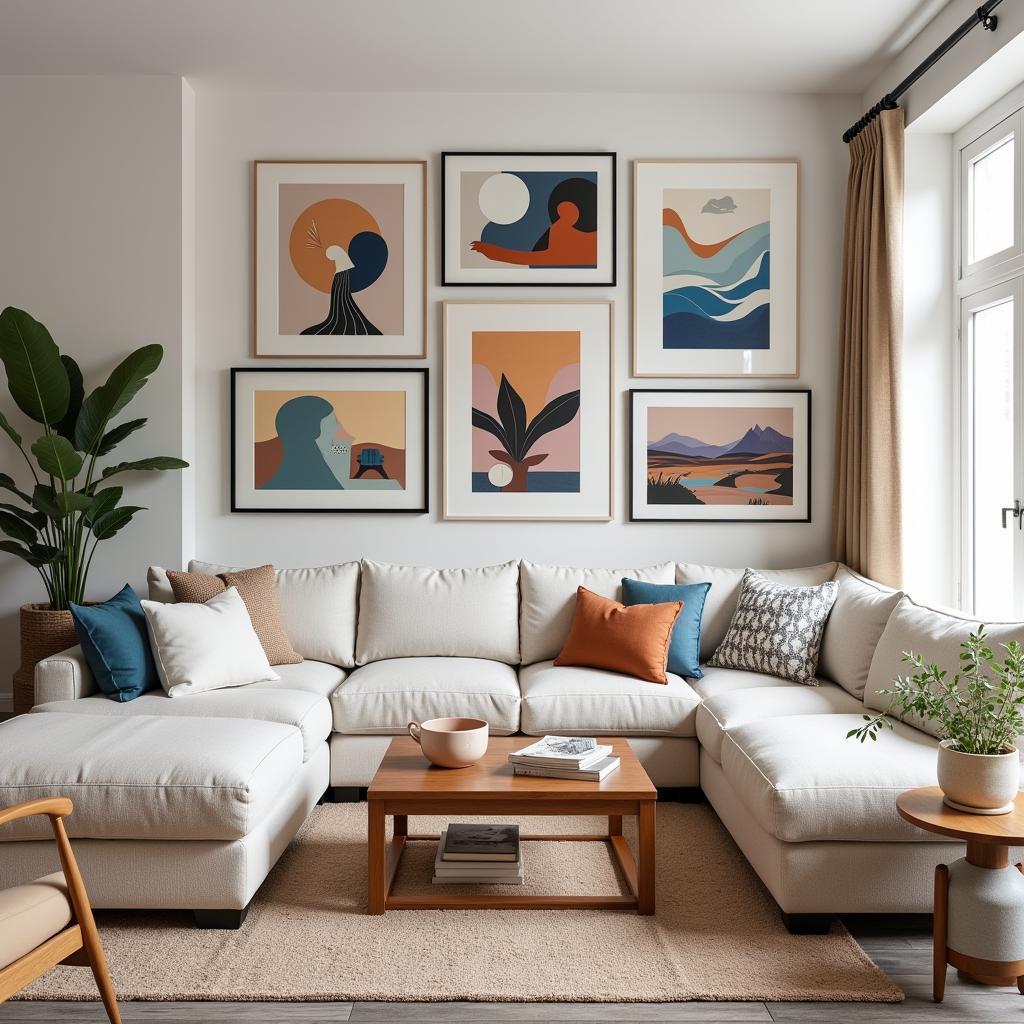 Creating a cohesive look with art in home decor