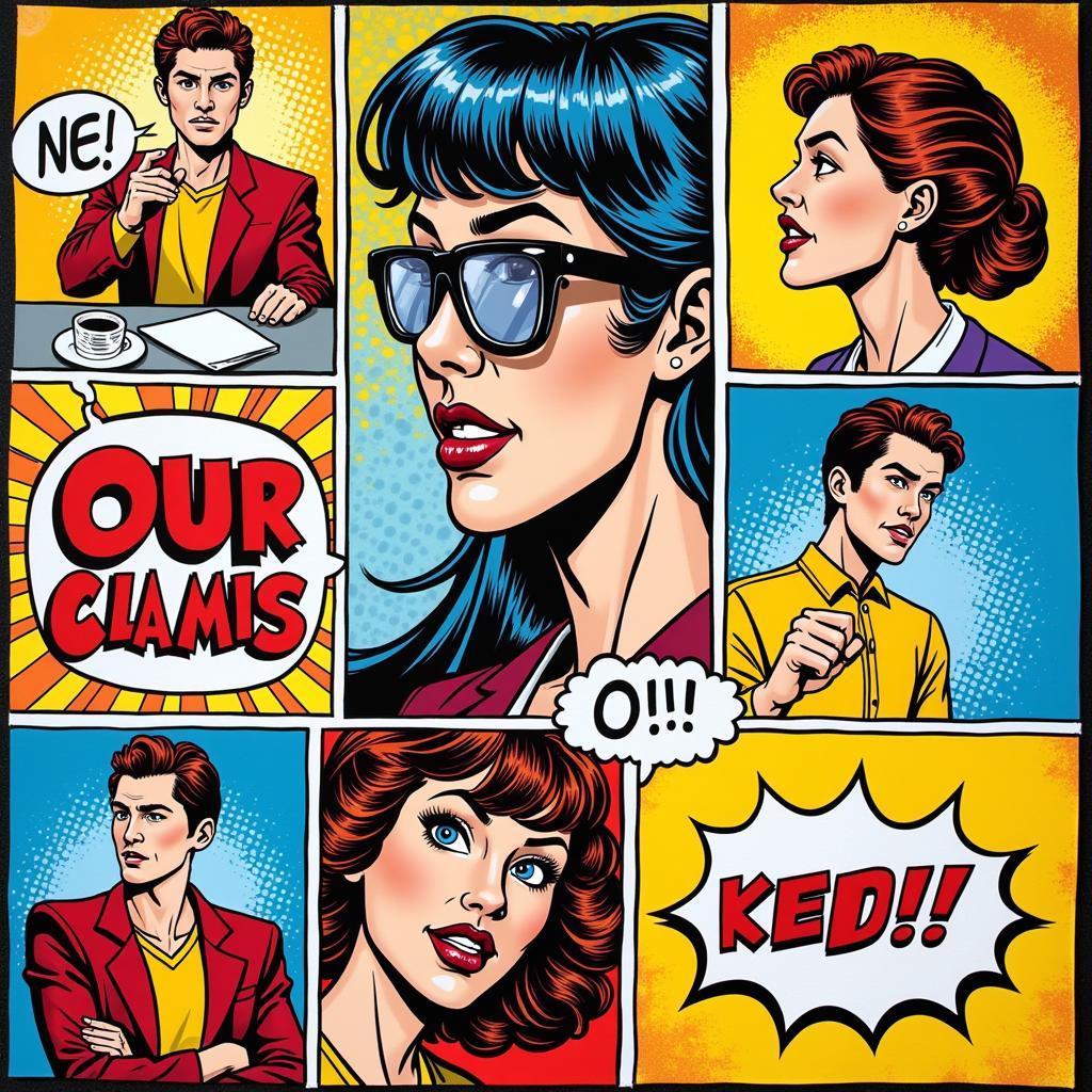 Colourful Pop Art: Comic Strip Inspiration