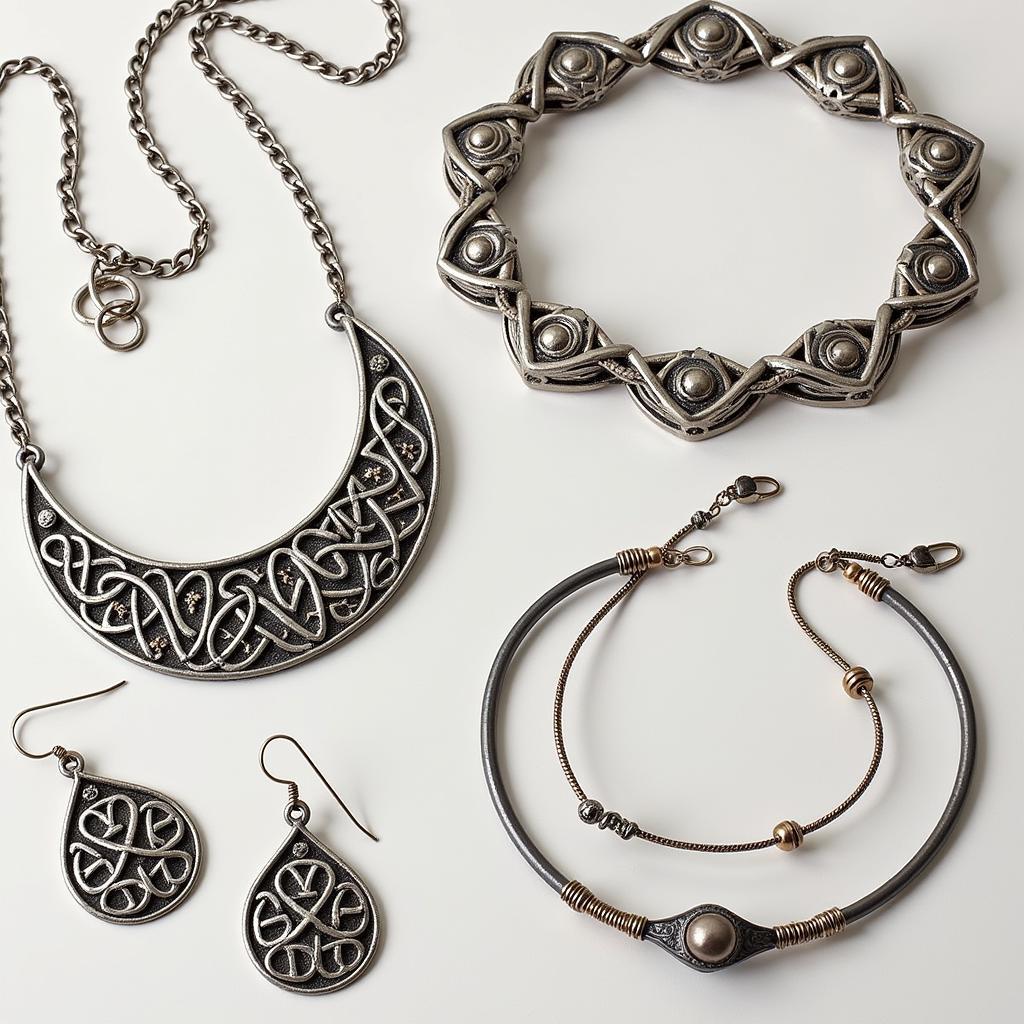 Modern Celtic metalwork pieces available for purchase