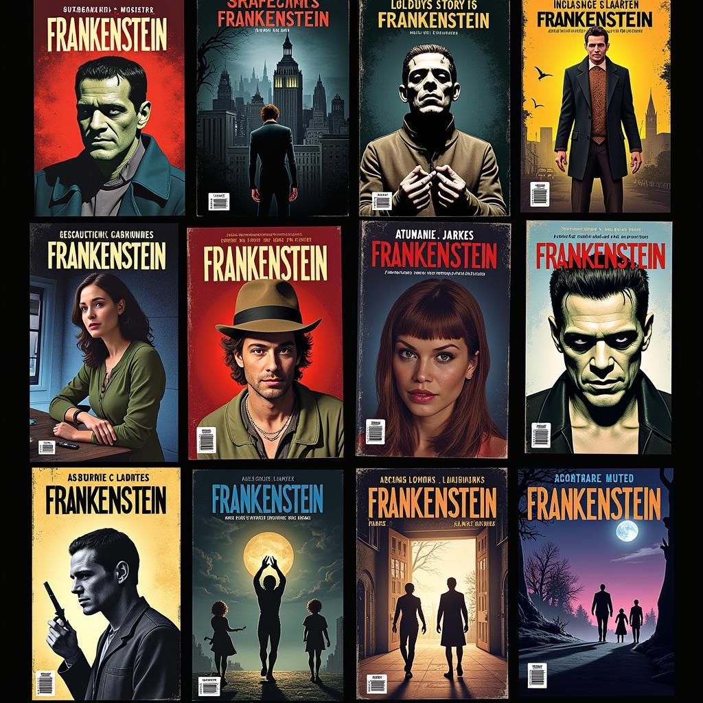 Contemporary and Reimagined Frankenstein Cover Art