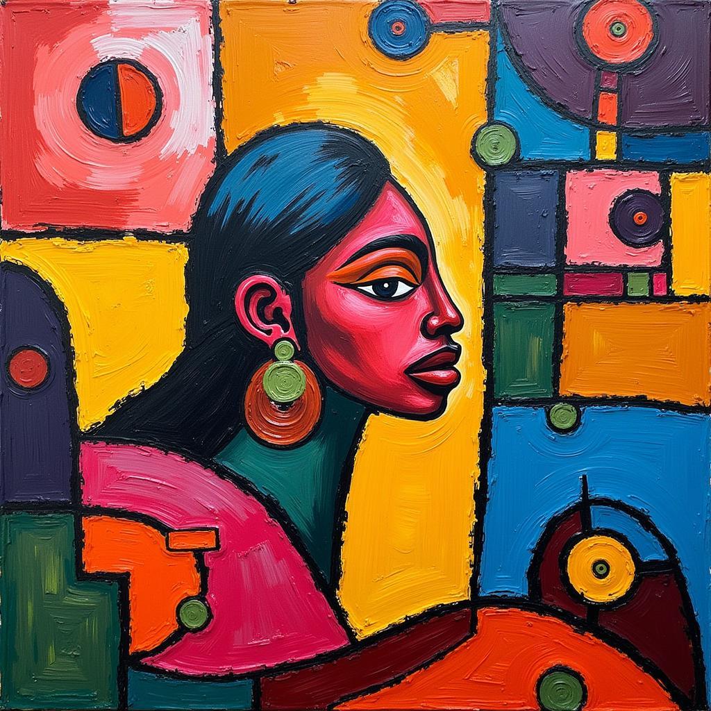 Contemporary Kenyan Painting - Abstract