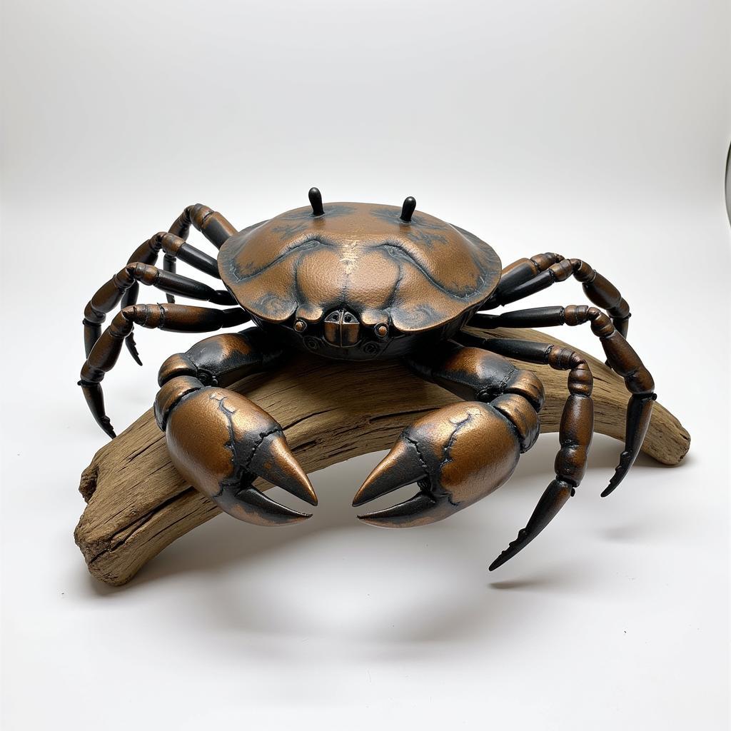 Ocean-Inspired Crab Sculpture