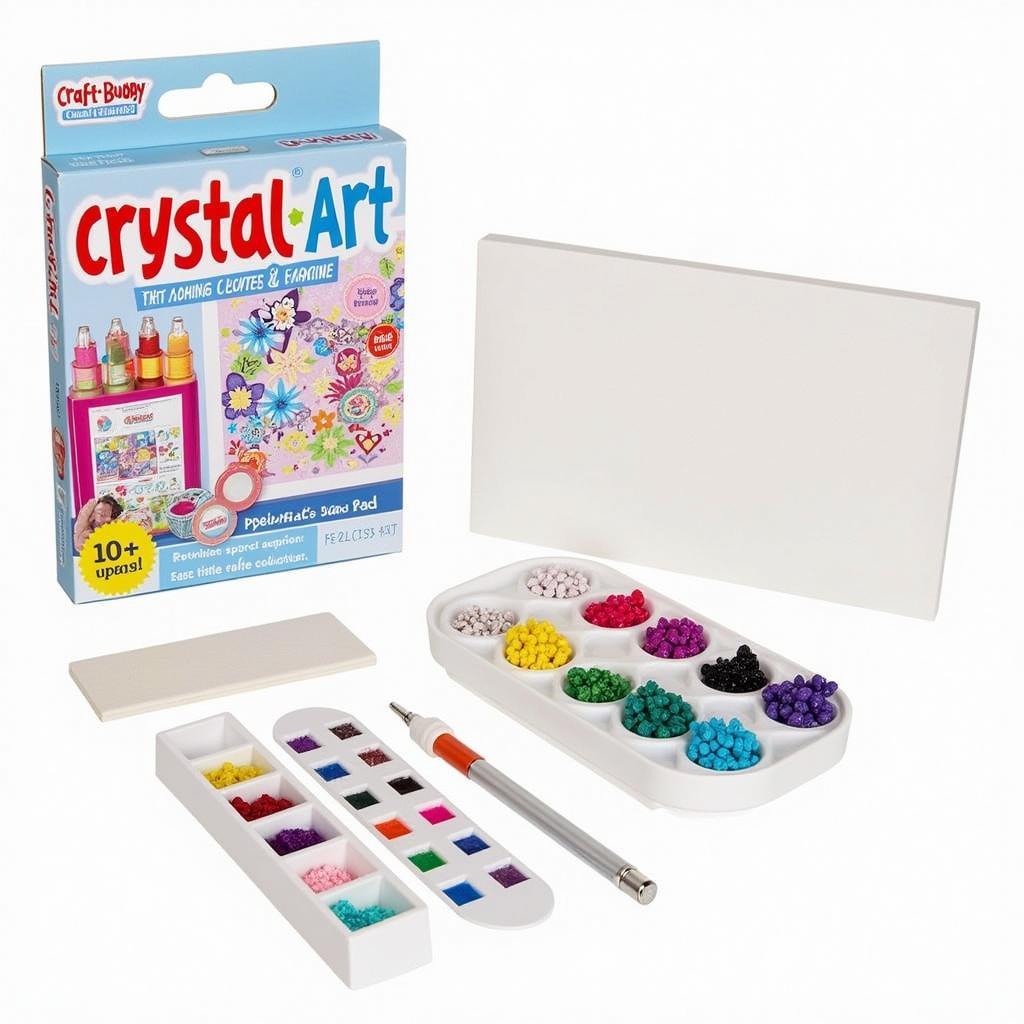 Craft Buddy Crystal Art Kit Contents