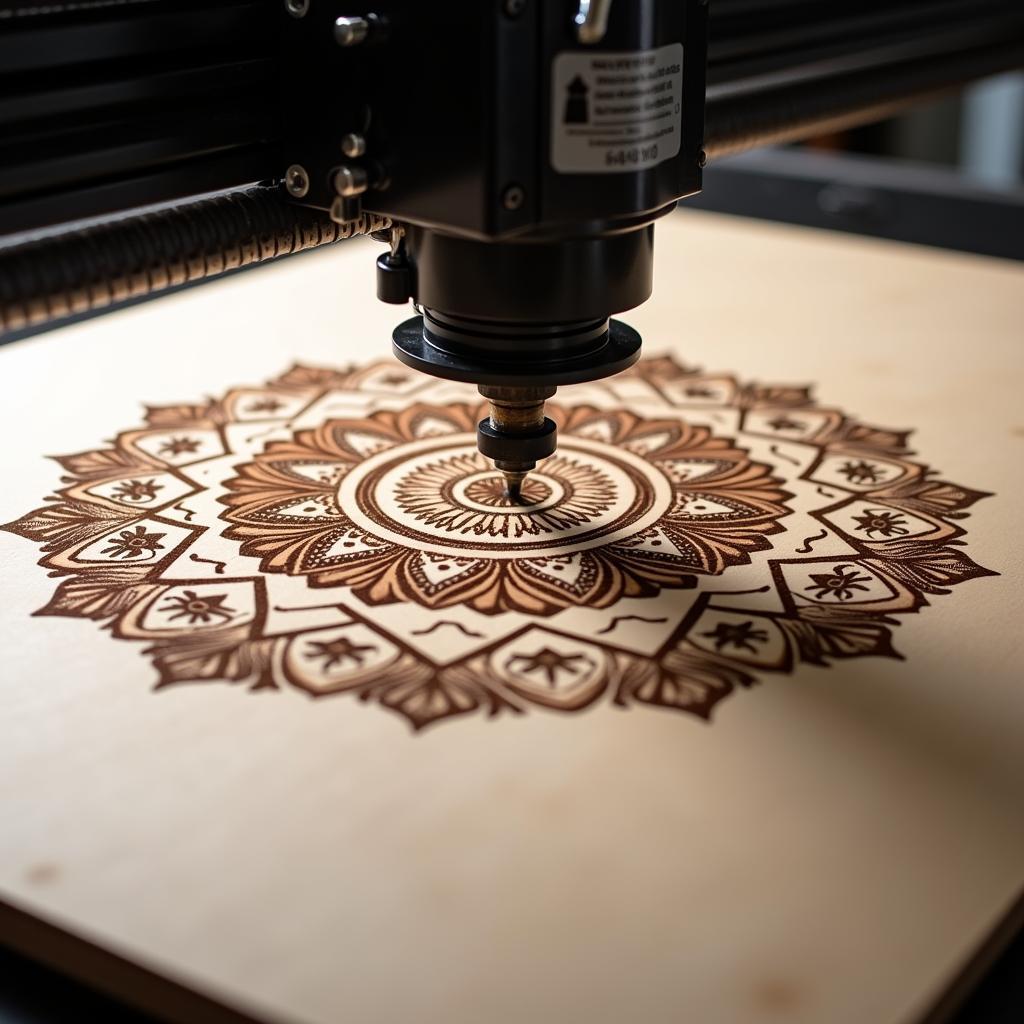 Creating a 3D Mandala with a Laser Cutter