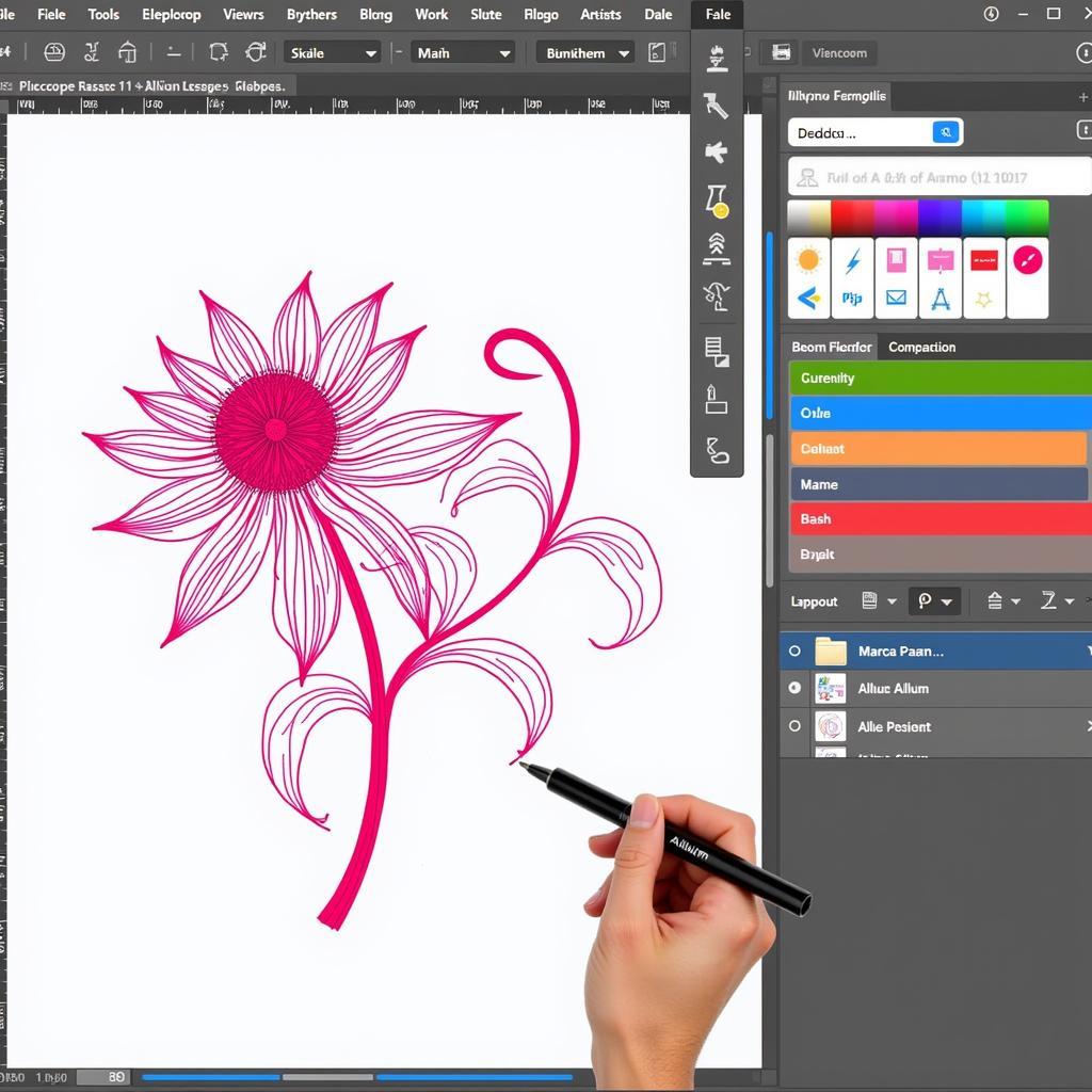 Creating Allium Art Using Digital Tools