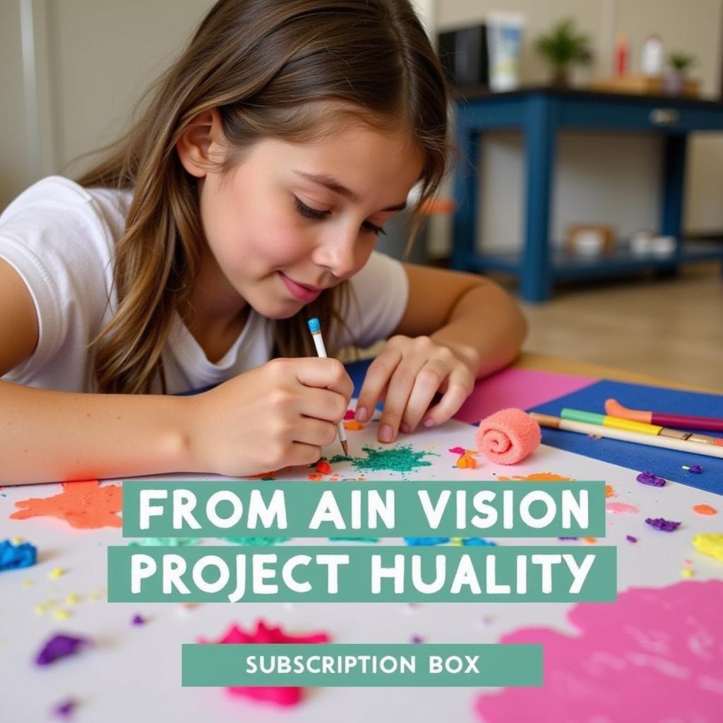 Creating Art with Subscription Box Materials