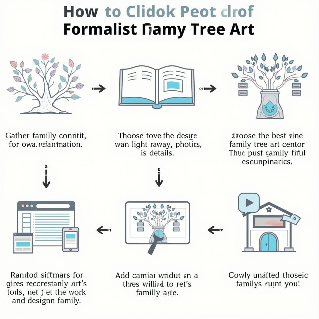 Steps to Create Personalized Family Tree Art