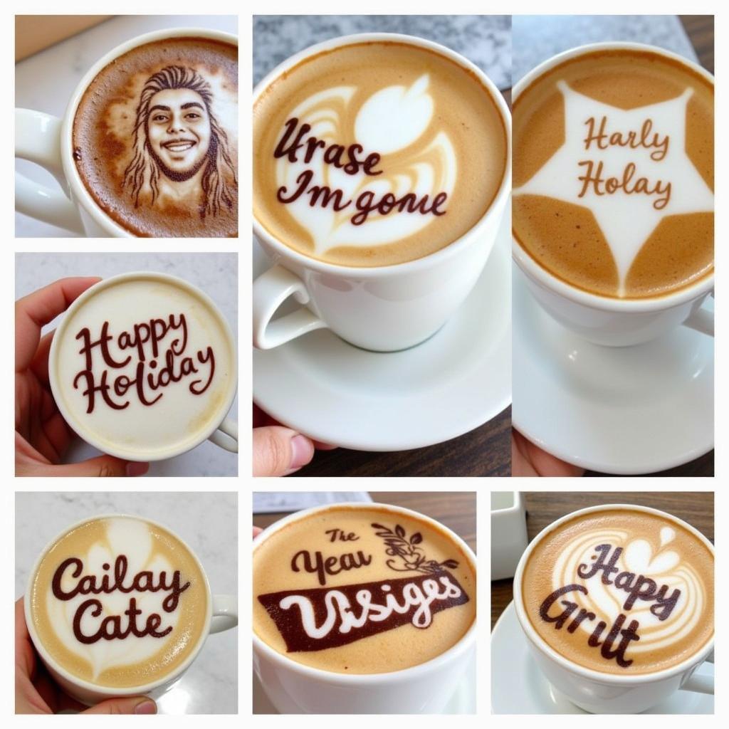 Creative Coffee Stencil Ideas