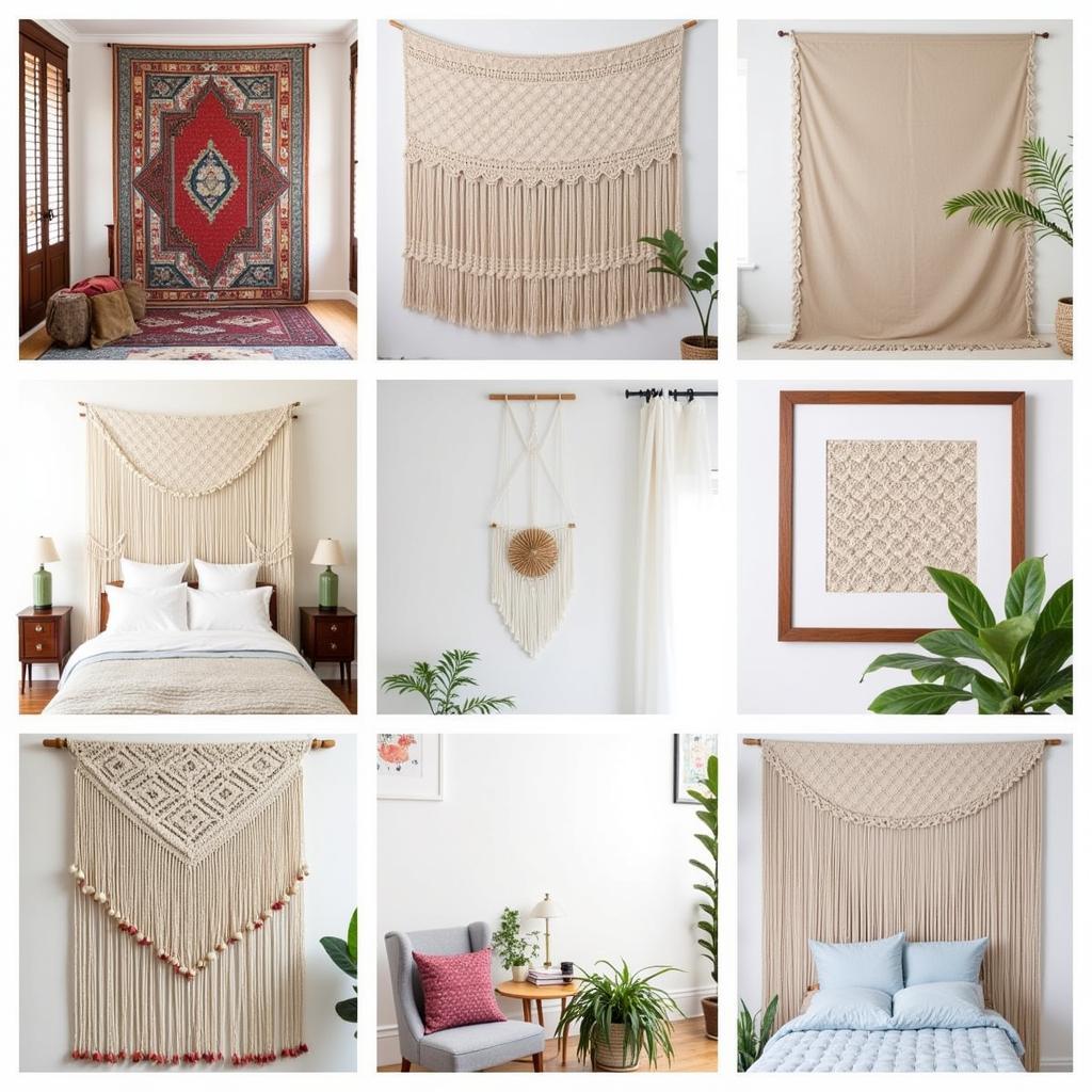 Creative Tapestry Hanging Ideas