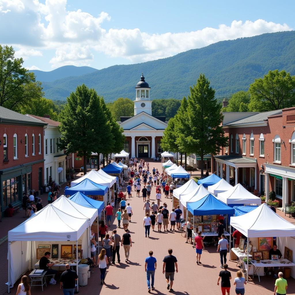 Dahlonega Art in the Park Mountain View