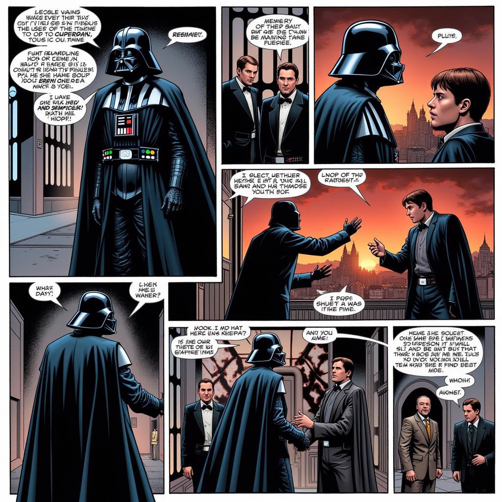 Darth Vader's Redemption Arc in Comic Art