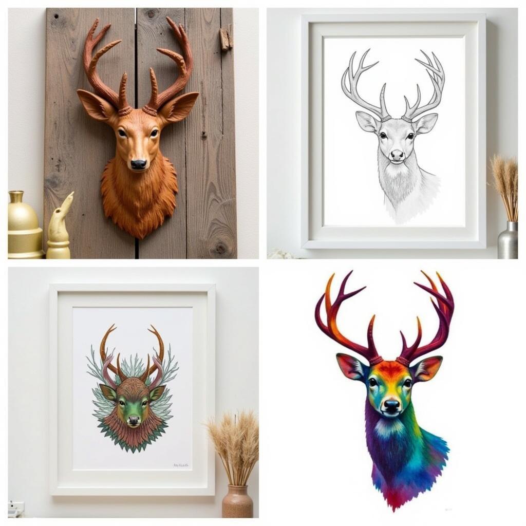 Deer Wall Art Styles: Rustic, Modern, and Abstract