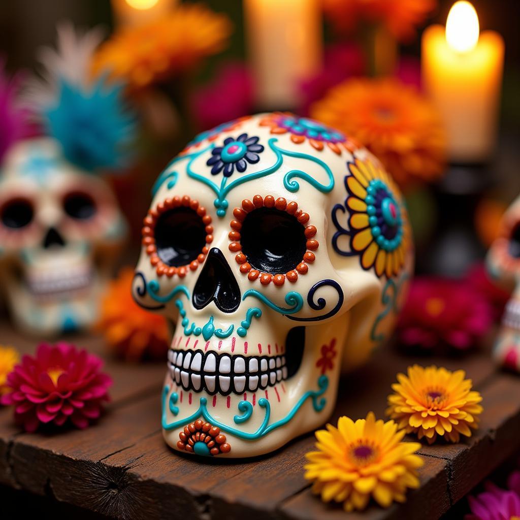 Dia de los Muertos Sugar Skull Art