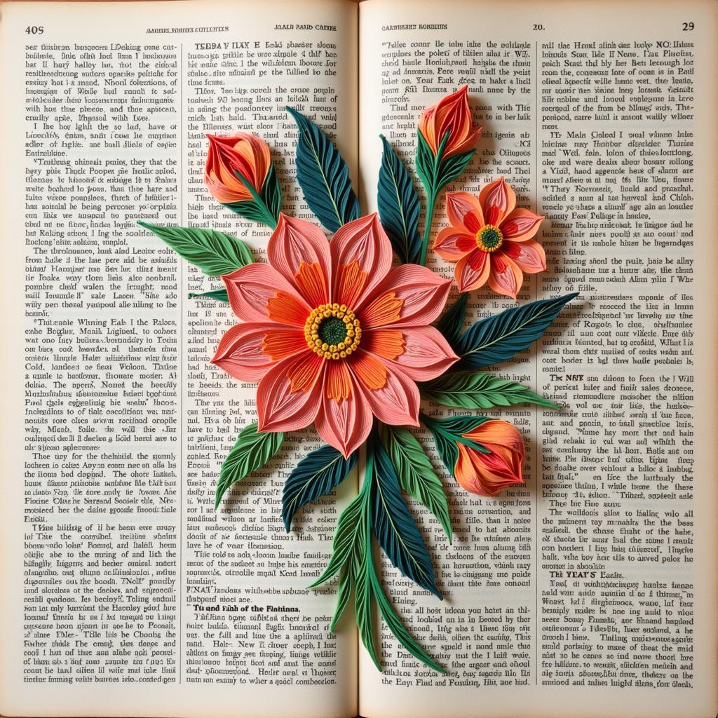 Advanced Dictionary Page Art Technique