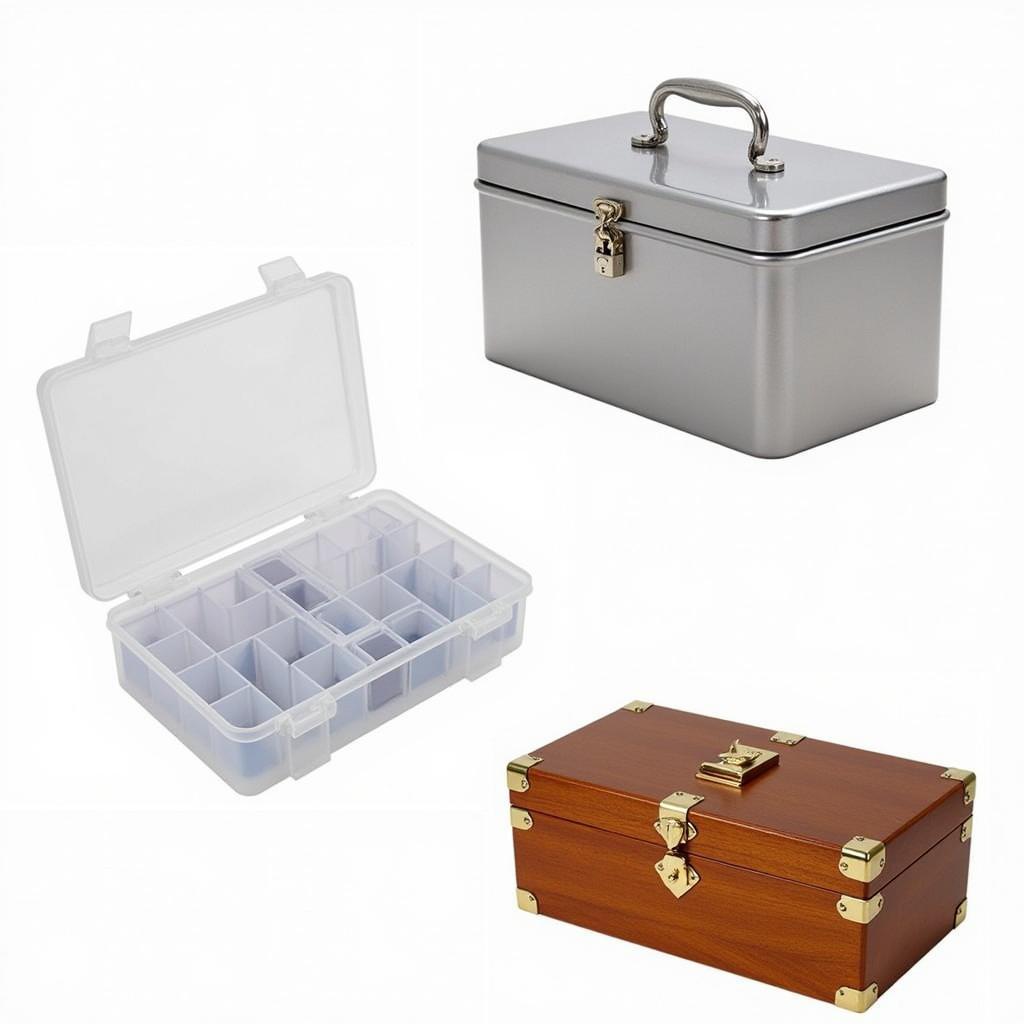 Various Art Supply Storage Box Materials