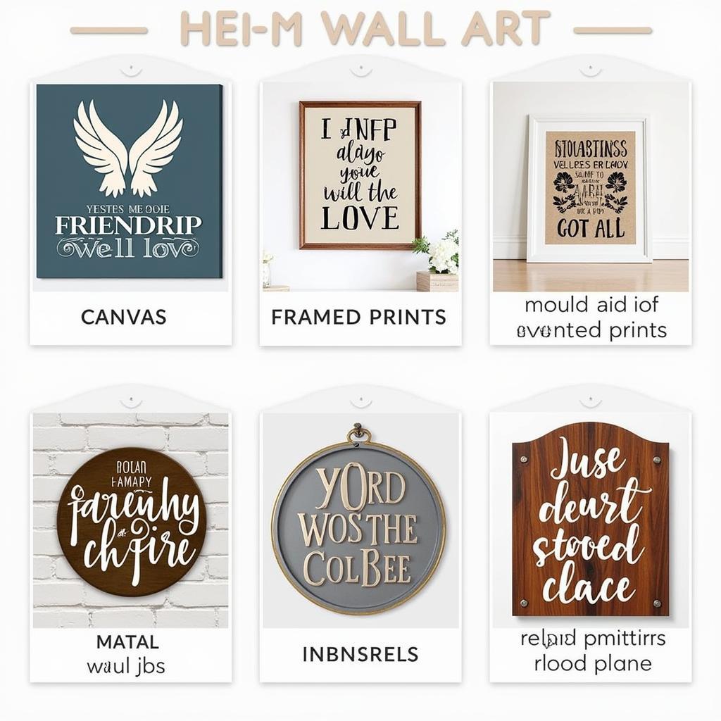 Different Mediums for Friendship Wall Art