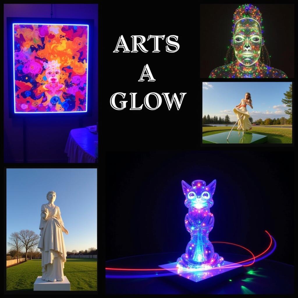 Examples of Digital Art with a Glow Effect