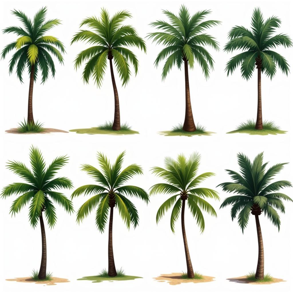 Exploring Different Styles for Digital Palm Tree Canvas Art