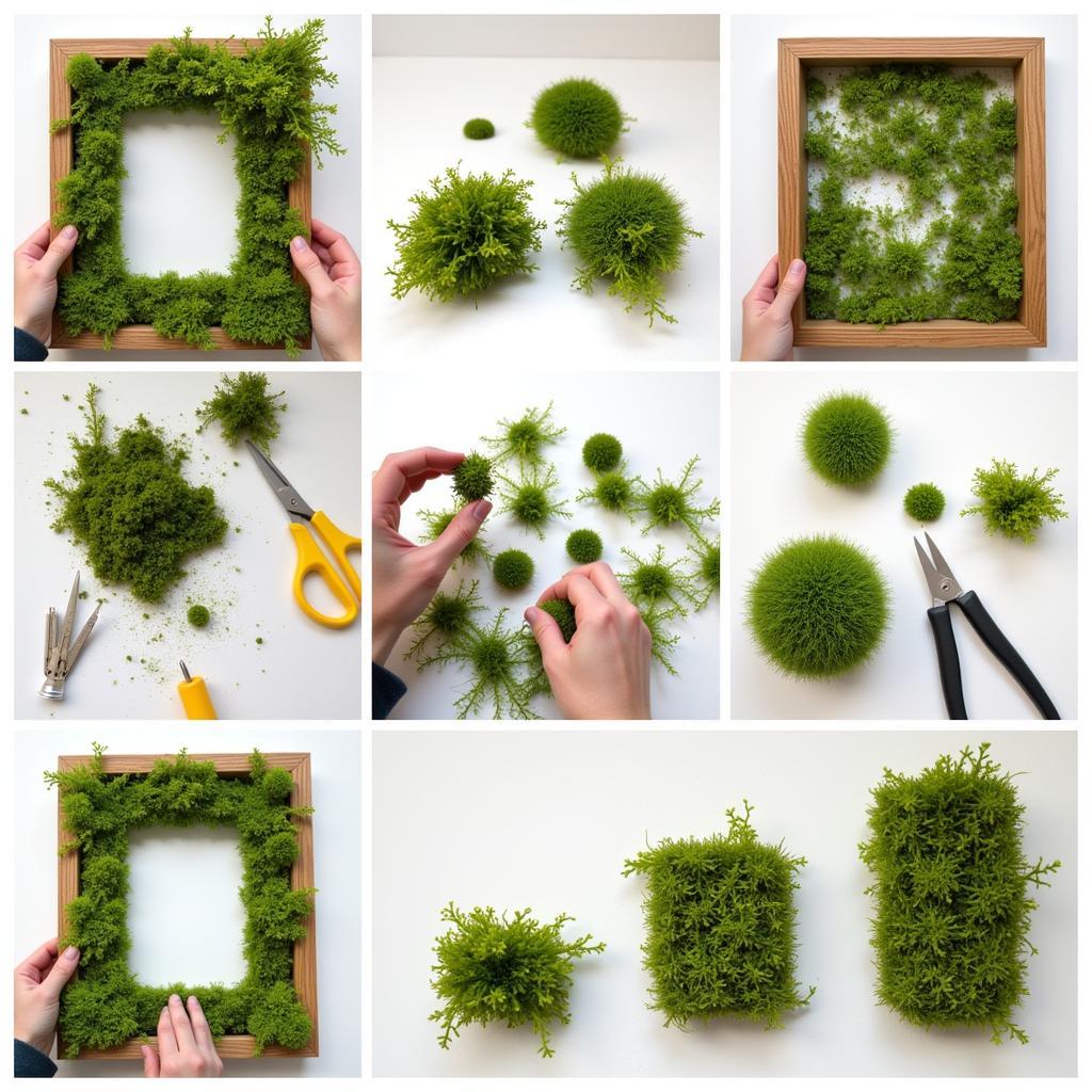 Creating DIY Live Moss Art