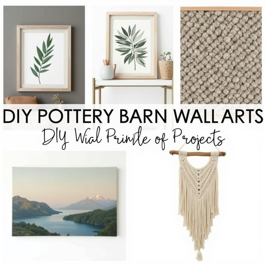 DIY Pottery Barn Inspired Wall Art