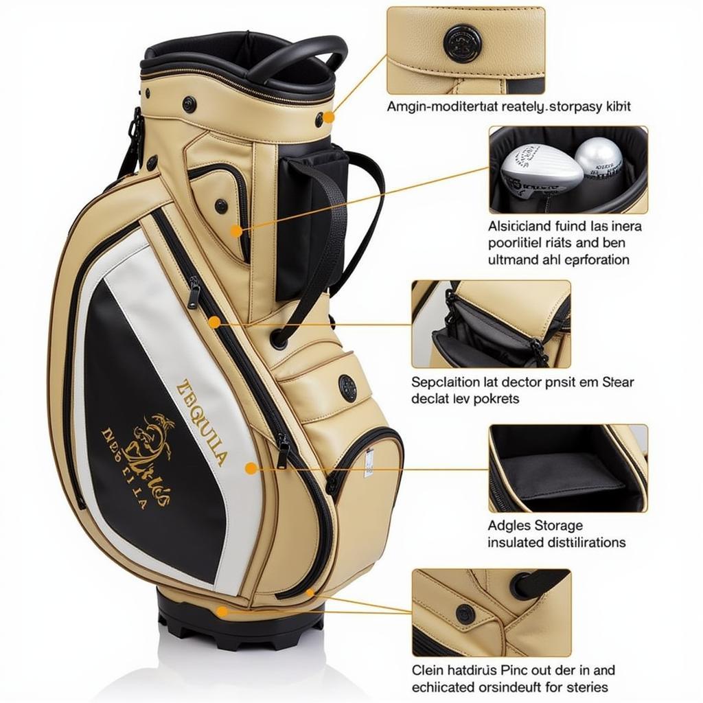 Dos Artes Tequila Golf Bag Design and Features