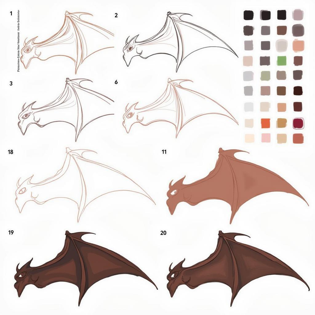 Shading and Highlighting Techniques for Dragon Pixel Art