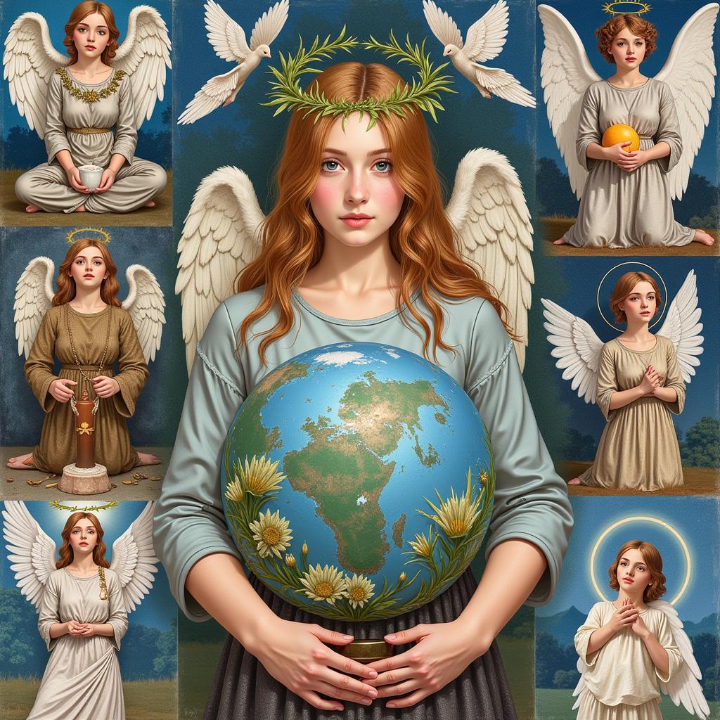 Earth angel art as a source of inspiration and spiritual growth, showcasing diverse artistic expressions.