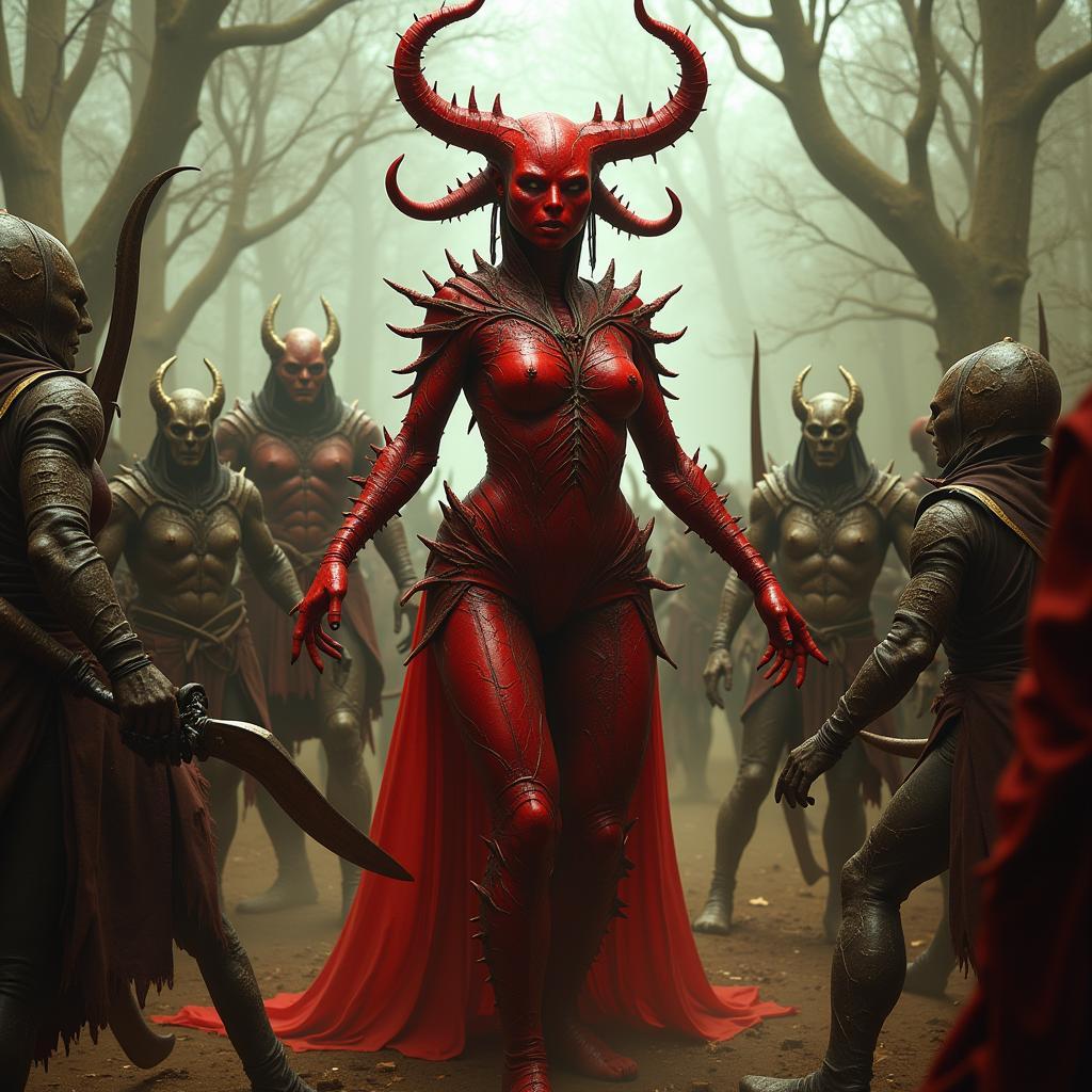 Elesh Norn Mother of Machines Leading Her Army