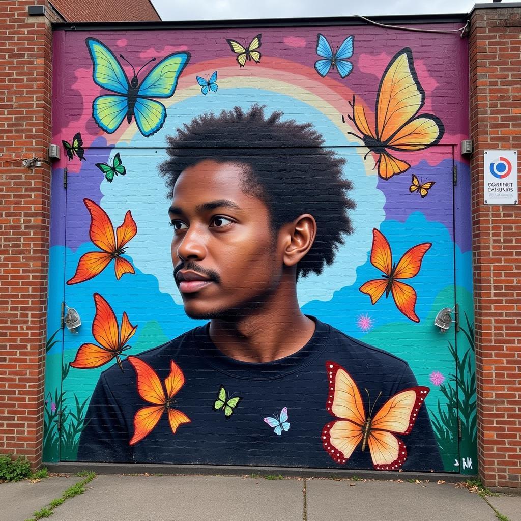 Elijah McClain Butterfly Mural