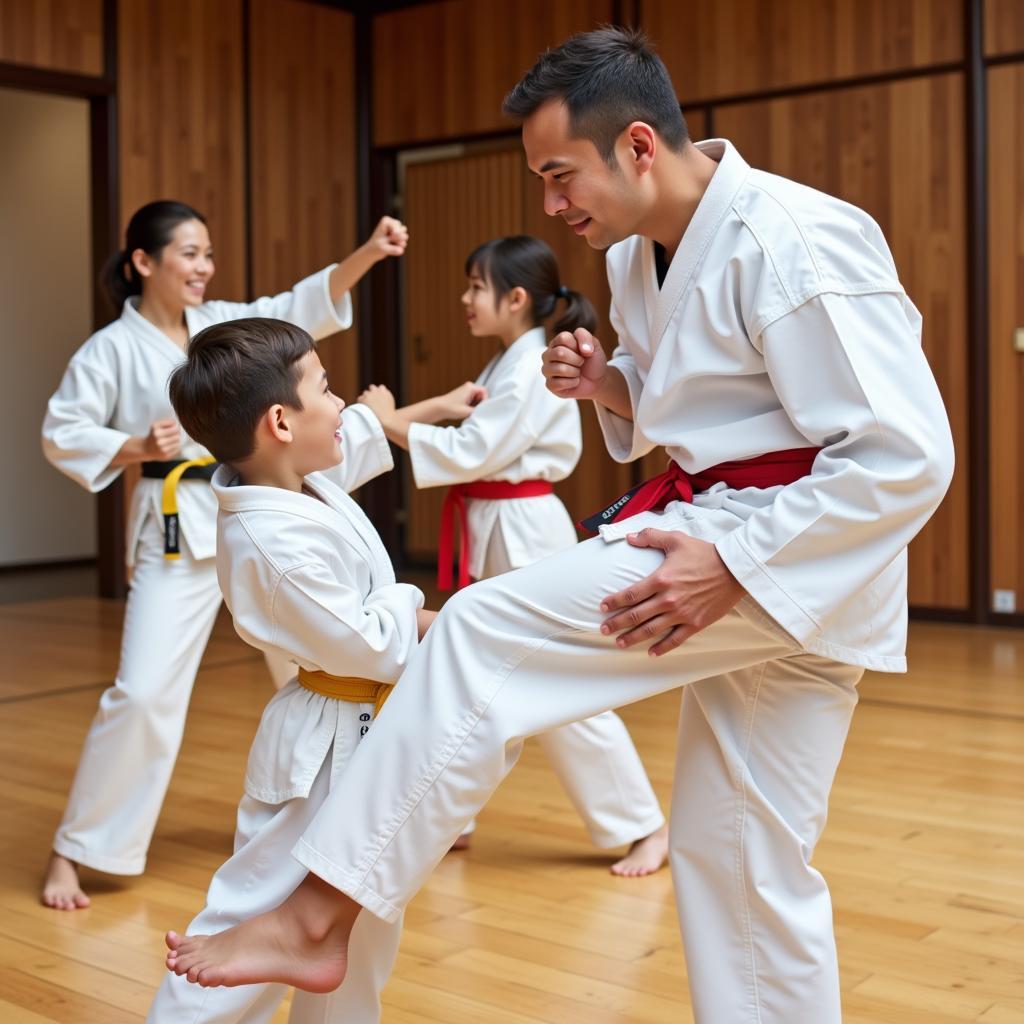 Family Training in Martial Arts