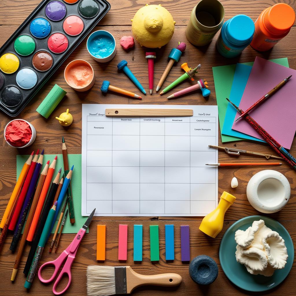 Essential Art Crafting Materials for Beginners