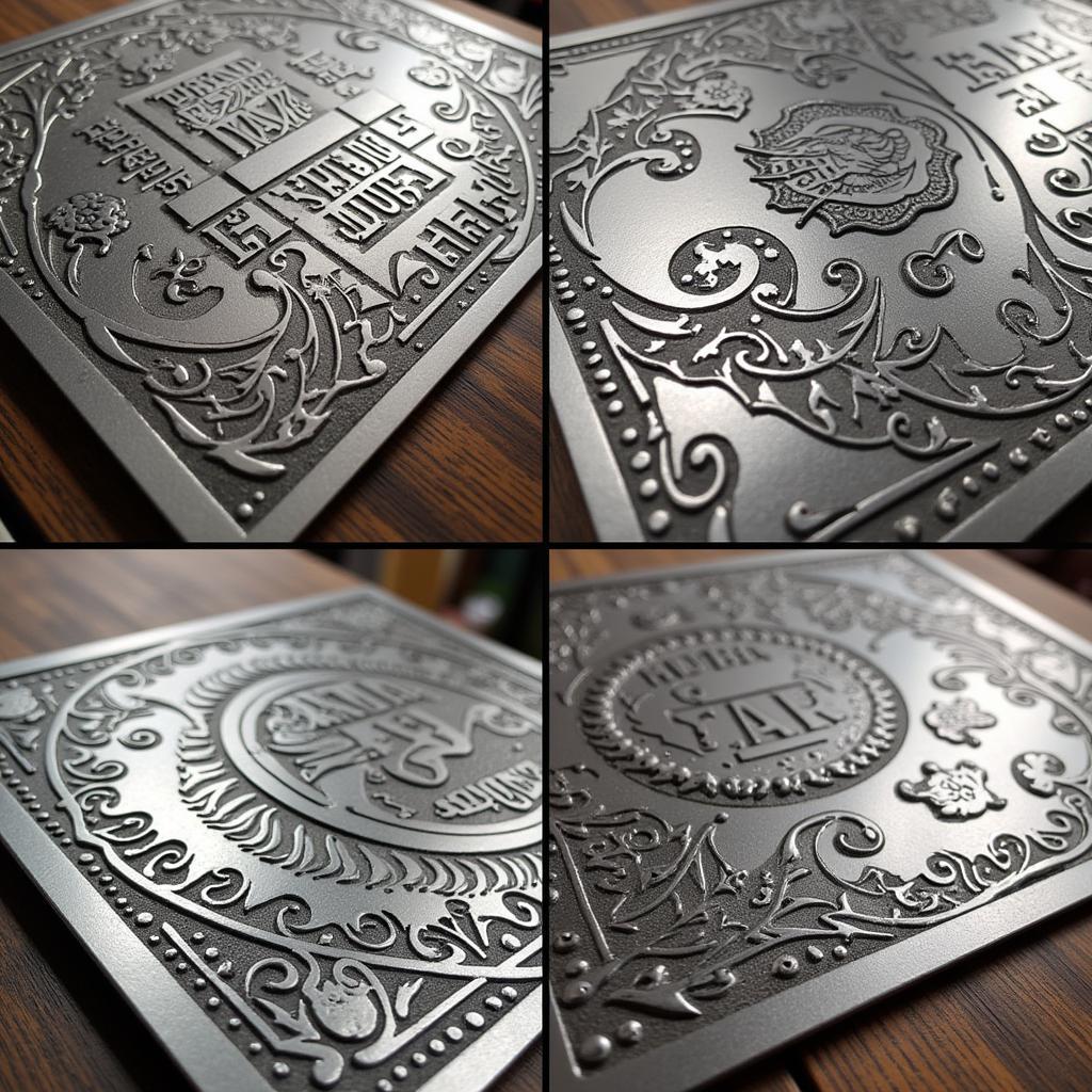 Etching Techniques for Metallic Signage