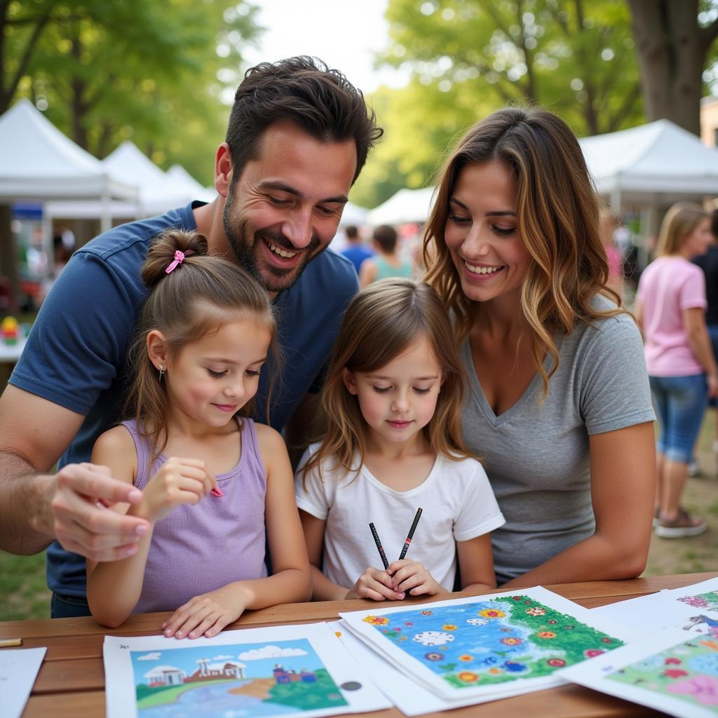 Family Fun at Manhattan KS Arts in the Park