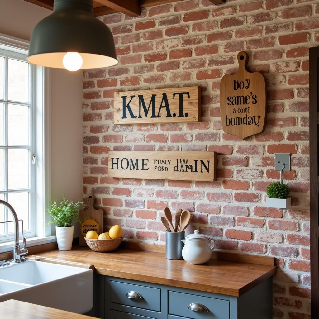 Farmhouse Kitchen Wall Art Sayings