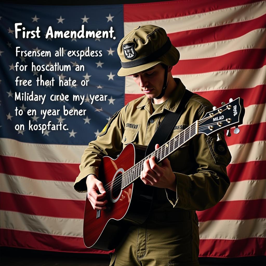 First Amendment and Military Art