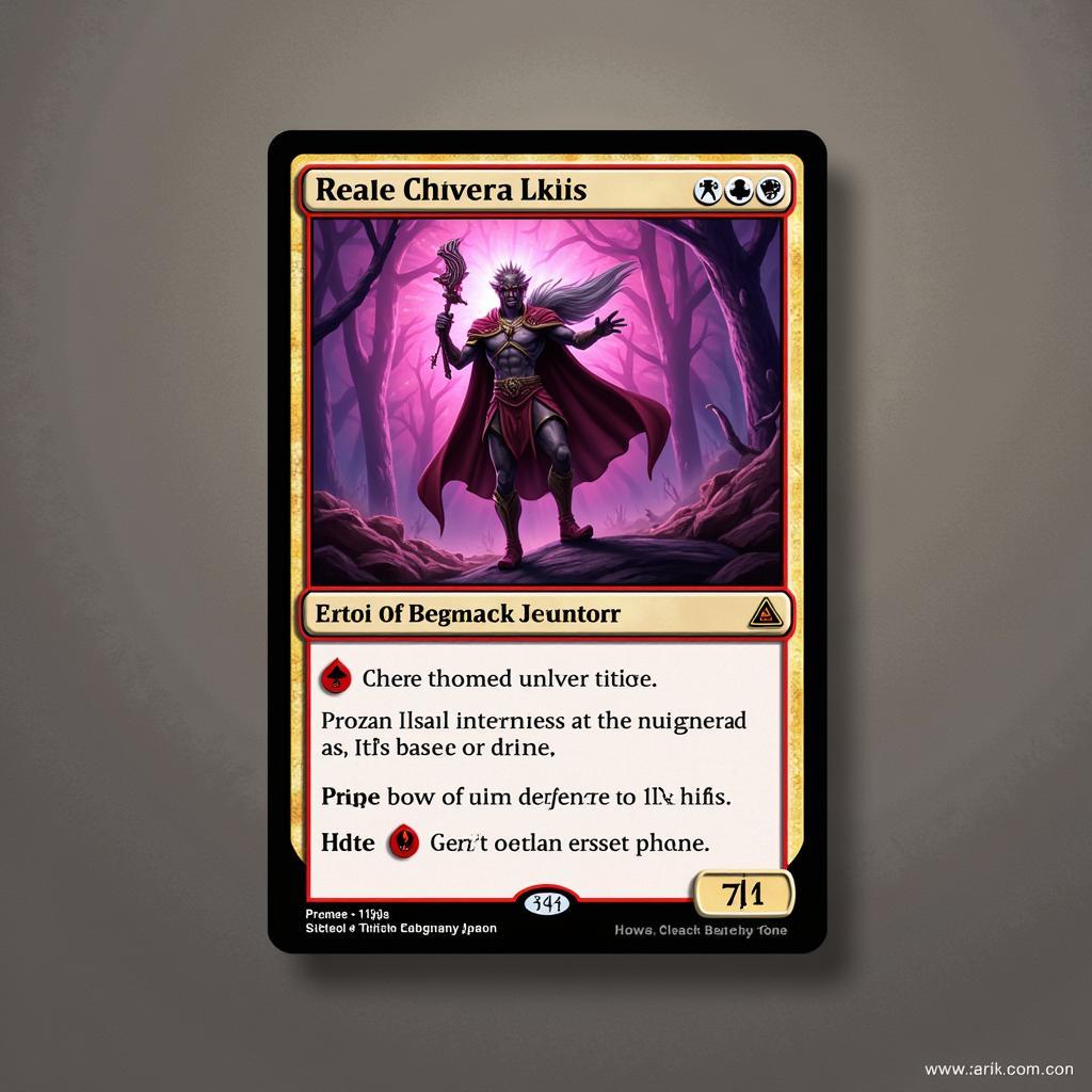 Flesh and Blood TCG Card Example