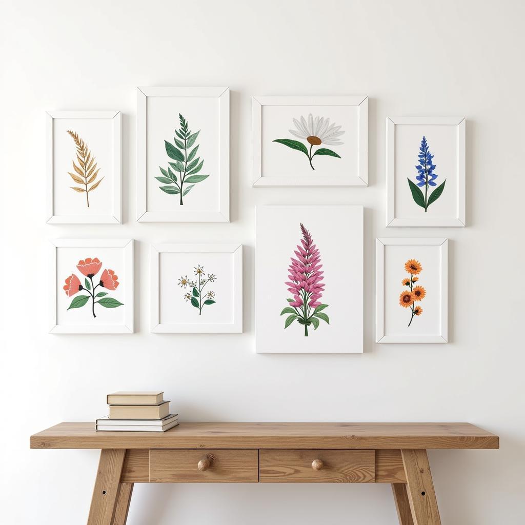 Floral Canvas Gallery Wall