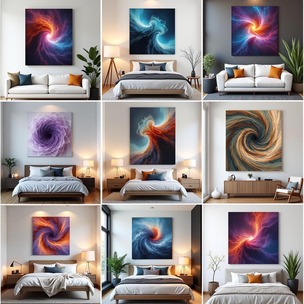 Fractal Wall Art in Interior Design