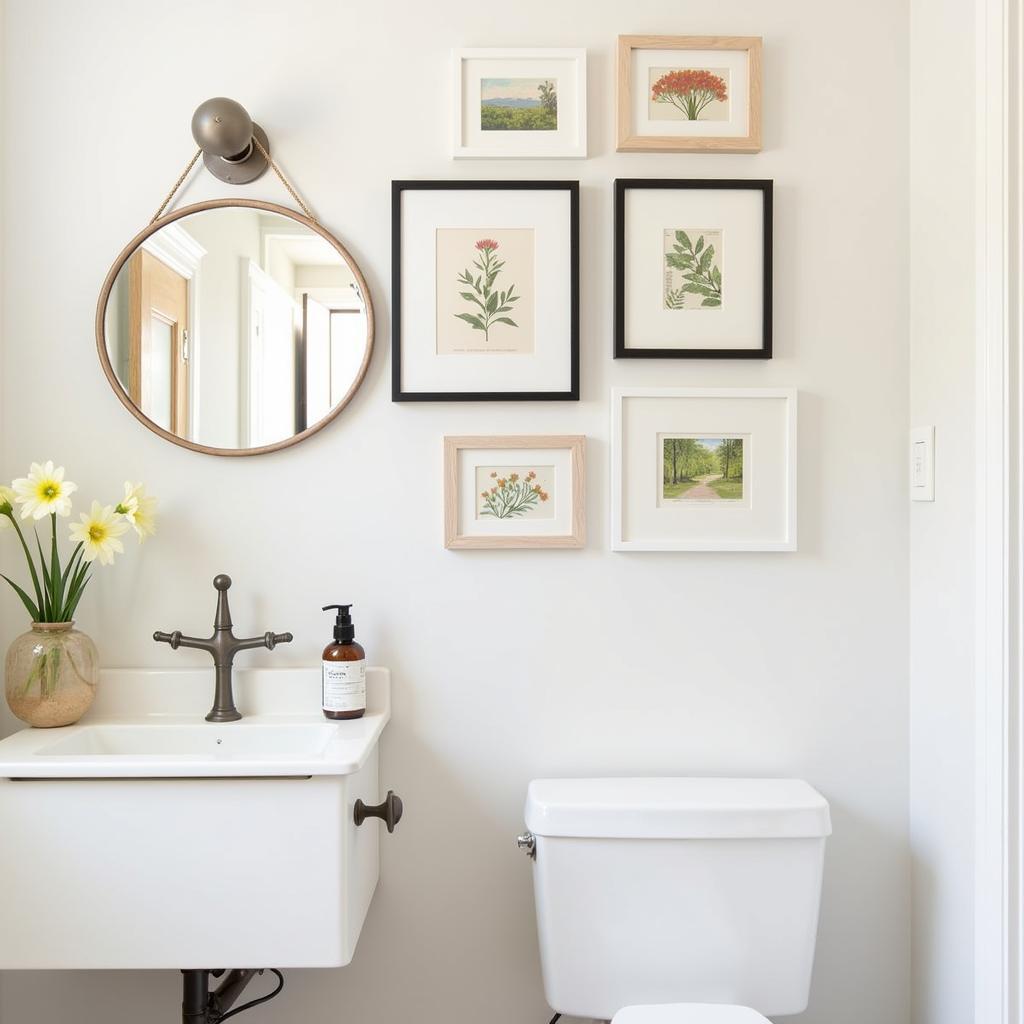 Framed Bathroom Wall Art for Small Spaces