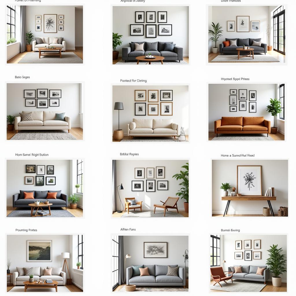 Creative ways to frame and display fine art prints in your home, including gallery walls, floating frames, and unique placements.