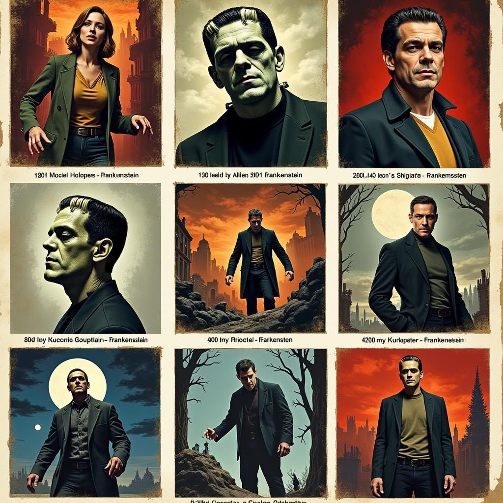 Evolution of Frankenstein Cover Art Through Time