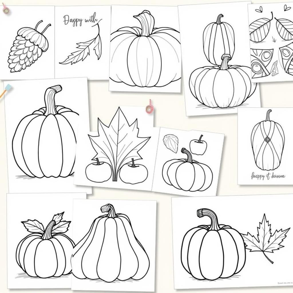 Free Printable Fall Art Coloring Pages for Kids and Adults