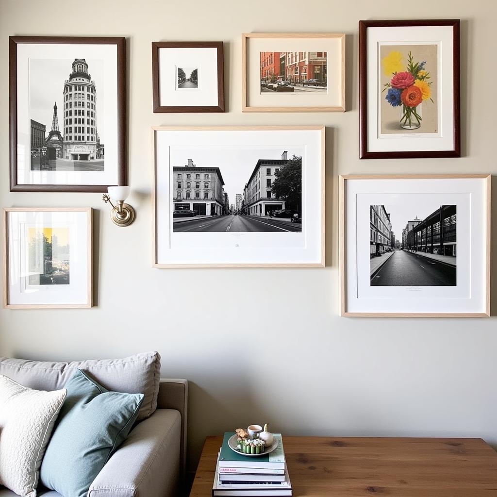 Gallery Wall featuring an Art Print Set of 3