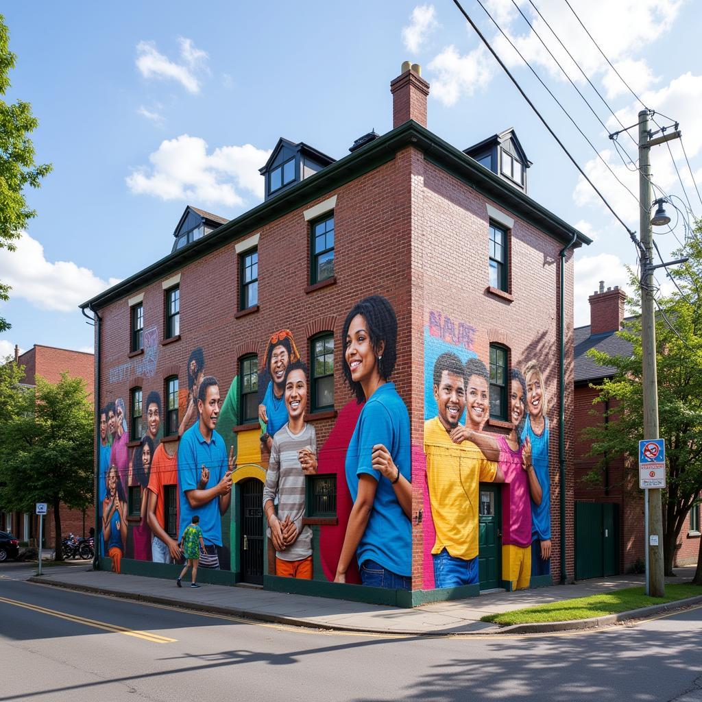 Graffiti Mural: Community Art Project