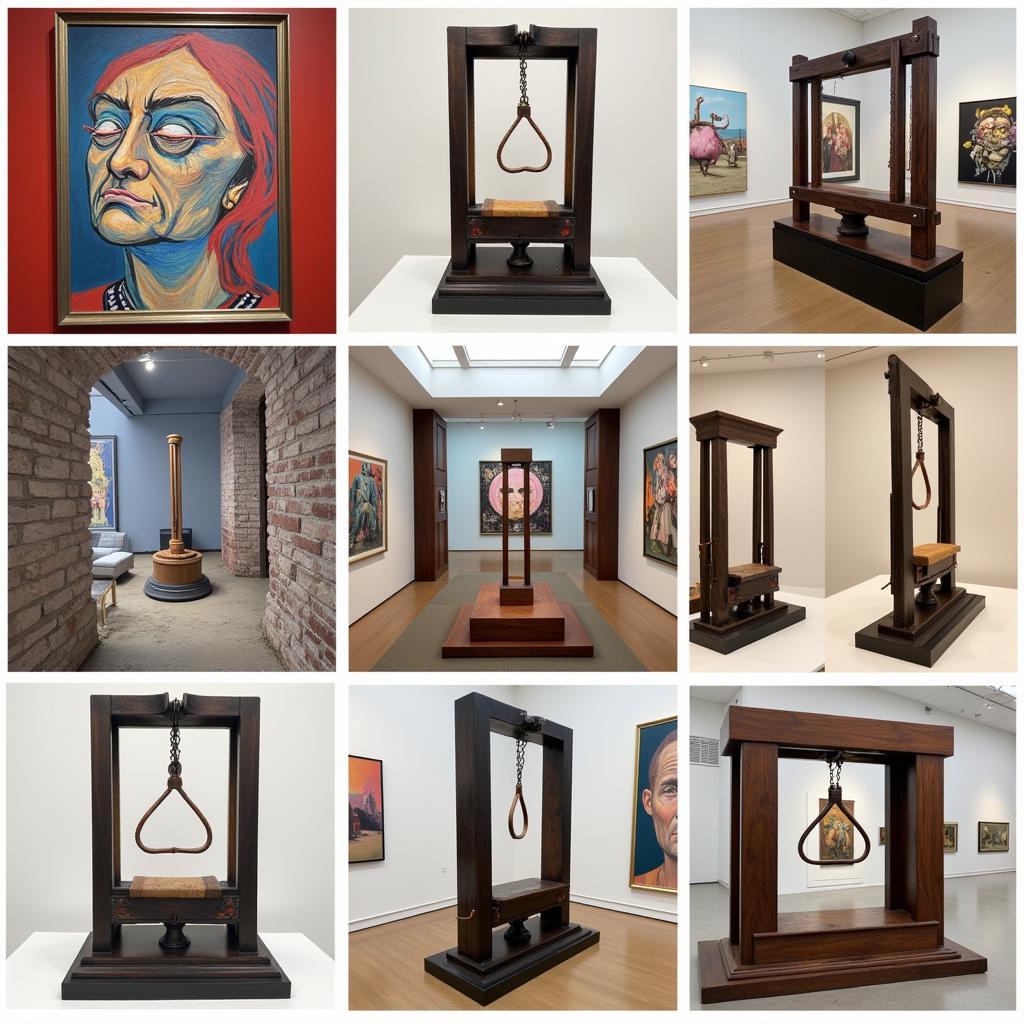 Modern and Contemporary Interpretations of Guillotine Art