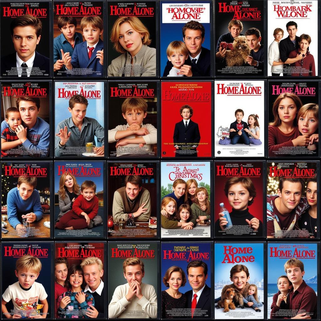 Evolution of Home Alone Movie Covers